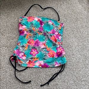 Halter neck swim top